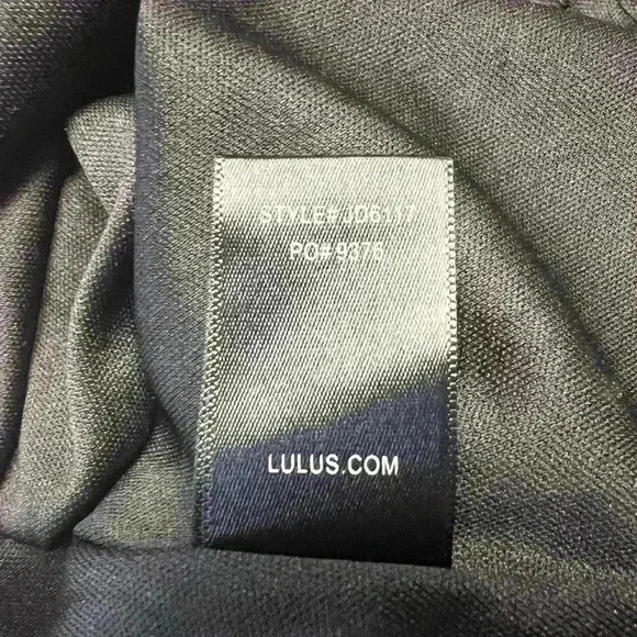 Lulus Cutout and About Black Skater Dress Size Small Black Stretch Open Back - Picture 6 of 7